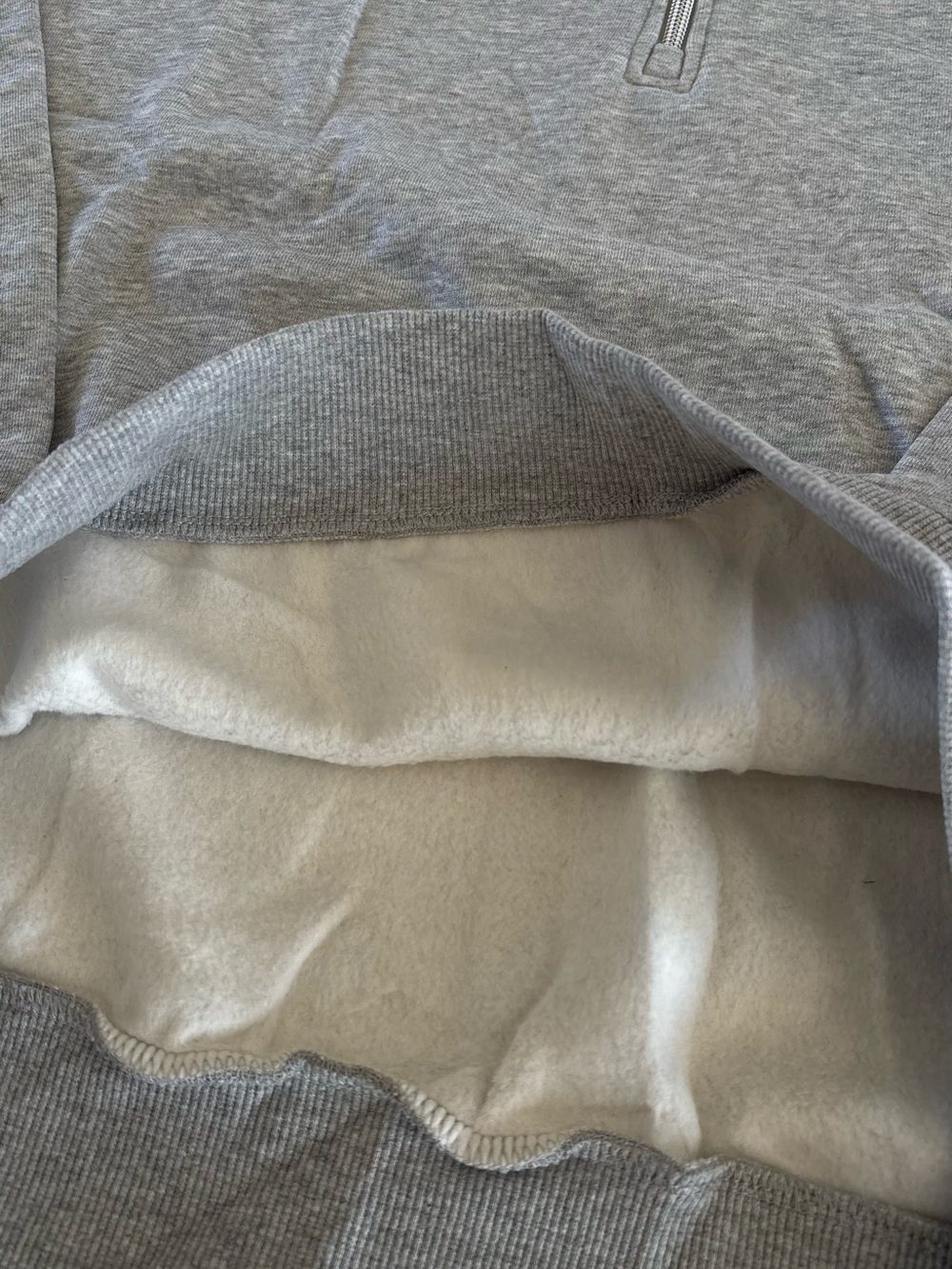 ALO Yoga Heather Gray Quarter-Zip Pullover - Picture 5 of 7